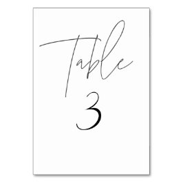 ミニマリストスクリプトテーブル番号 テーブルナンバー