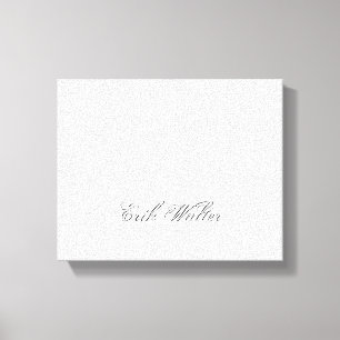 ミニマリストスクリプトラブリー3Dモノグラム キャンバスプリント