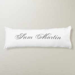 ミニマリストスクリプトラブリー3Dモノグラム ボディピロー