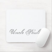 ミニマリストスクリプトラブリー3Dモノグラム マウスパッド (マウス)