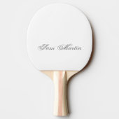 ミニマリストスクリプトラブリー3Dモノグラム 卓球ラケット (裏面)