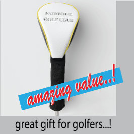 ミニマリストスクリプト🎨⛳クリエイティブ天才 ゴルフヘッドカバー