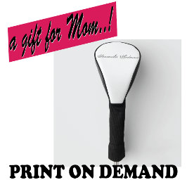 ミニマリストスクリプト🎨⛳クリエイティブ天才 ゴルフヘッドカバー