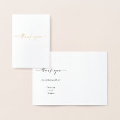 ミニマリストスクリプトELLEフォイル 箔カード (ディスプレー)