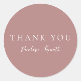 ミニマリストスクリモダンットカスタムウェディングダスティバラ ラウンドシール