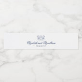 ミニマリストスケッチブライダル結婚ブーケ ペットボトルラベル (シングルラベル)