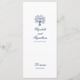 ミニマリストスケッチブライダル結婚ブーケ メニュー