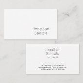 ミニマリストスタイリッシュグラフィックデザインプロフェッショナル 名刺 (正面/裏面)