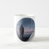 ミニマリストスタイリッシュマグカップ – 内向用セラミックカップ モーフィングマグカップ (中央)