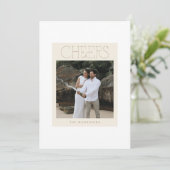 ミニマリストスタイルのホリデー写真カード シーズンカード (スタンド正面)