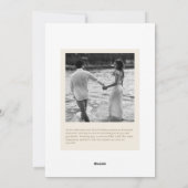 ミニマリストスタイルのホリデー写真カード シーズンカード (裏面)