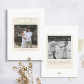 ミニマリストスタイルのホリデー写真カード シーズンカード