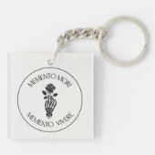 ミニマリストストイダムエレガントシック震源地 キーホルダー (裏面)