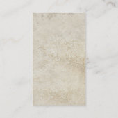 ミニマリストストーンウォールプレーンモダンプロフェッショナル 名刺 (裏面)