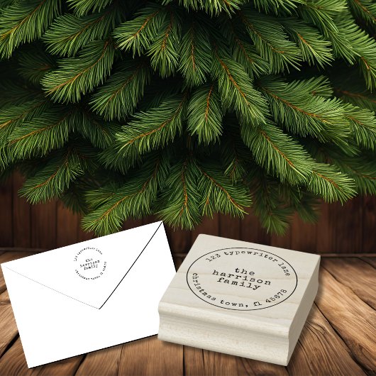 ミニマリストタイプライターウッドアートスタンプ ラバースタンプ