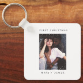 ミニマリストタイプライター |とメリー写結婚した真 キーホルダー (正面)