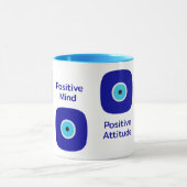 ミニマリストダイヤモンドブルーアイバイブ前向きス マグカップ (中央)