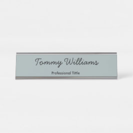ミニマリストダスティブループロフェッショナルシンプル デスクネームプレート