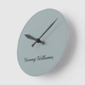 ミニマリストダスティブループロフェッショナルシンプル ラウンド壁時計 (傾斜)