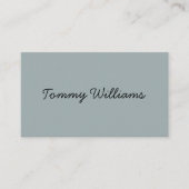 ミニマリストダスティブループロフェッショナルシンプル 名刺 (正面)