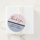 ミニマリストダスティブルー赤面ピンク結婚ズ フェイバータグ (インサイチュ)