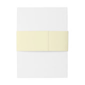 ミニマリストダフォディル結婚式招待状ベリーバンド 招待状ベリーバンド (裏面例)