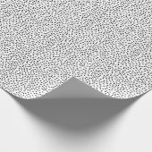 ミニマリストダルマチシンプルアンモダン水玉模様 ラッピングペーパー (角)