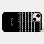 ミニマリストチェーンパターン Case-Mate iPhoneケース (裏面 (横))