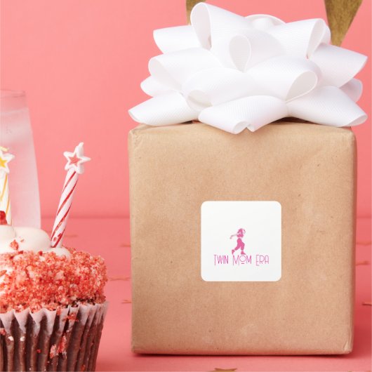 ミニマリストツインママ スクエアシール (パーティー)