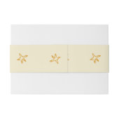 ミニマリストツリー招待状用帯 招待状ベリーバンド (裏面例)