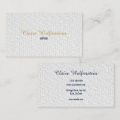 ミニマリストテクスチャ水彩プロフェッショナル 名刺 (正面/裏面)