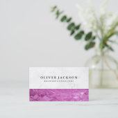 ミニマリストテクスチャ 名刺 (スタンド正面)