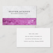 ミニマリストテクスチャ 名刺 (正面/裏面)