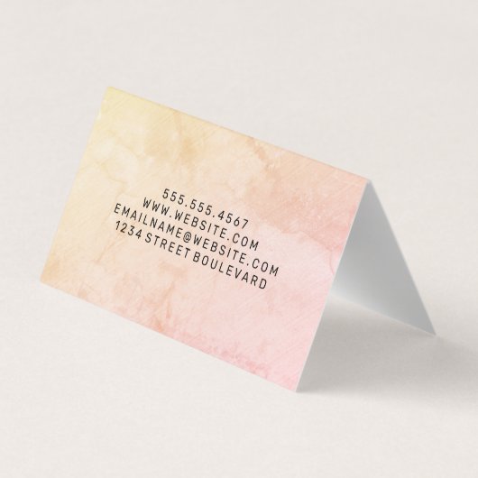 ミニマリストテクスチャ 名刺 (裏面)