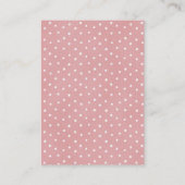 ミニマリストテディベアおむつラッフルベビーシャワー エンクロージャーカード (裏面)