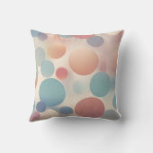 ミニマリストテディベアプリント装飾用クッション クッション (裏面)