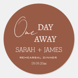 ミニマリストテラコッタデイリハ遠くにーサルディナー ラウンドシール