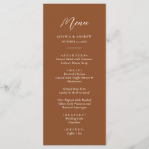 ミニマリストテラコッタ&ホワイトシンプル結婚ズ