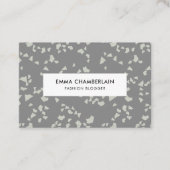 ミニマリストテラッツォプリントモダンカスタムビジネス 名刺 (正面)