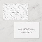 ミニマリストテラッツォプリントモダンカスタムビジネス 名刺 (正面/裏面)