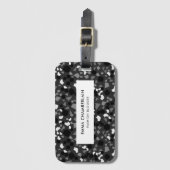 ミニマリストテラッツォプリントモダンカスタム ラゲッジタグ (正面縦)