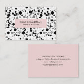 ミニマリストテラッツォプリントモダンカスタム 名刺 (正面/裏面)