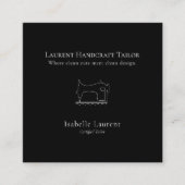 ミニマリストテーラーシーストレスプロフェッショナル スクエア名刺 (正面)