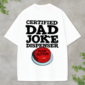 ミニマリストデザイン:楽しいプッシュボタングラフィックTシャツ Tシャツ