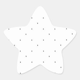 ミニマリストトライアングル柄ファイルフォルダーセット 星シール