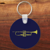 ミニマリストトランペットキーチェーン キーホルダー (正面)