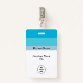 ミニマリストトレンディービジネス従業員名 バッジ (正面クリップ)