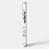 ミニマリストドッグラインアートiPhoneケース Case-Mate iPhoneケース (裏面 / 左)