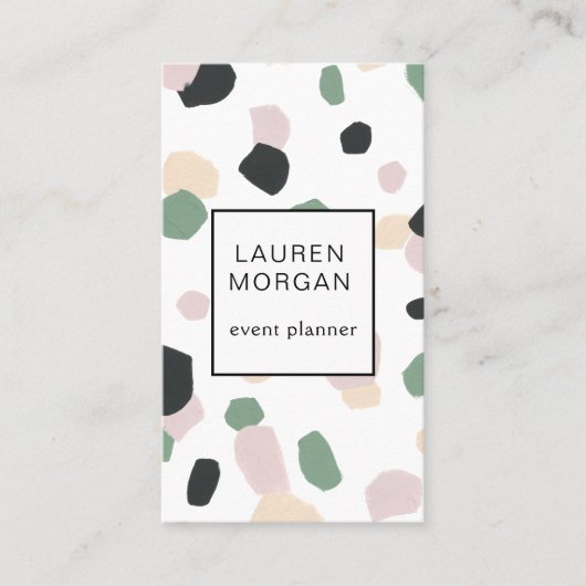 ミニマリストドリームビジネスカード 名刺 (正面)