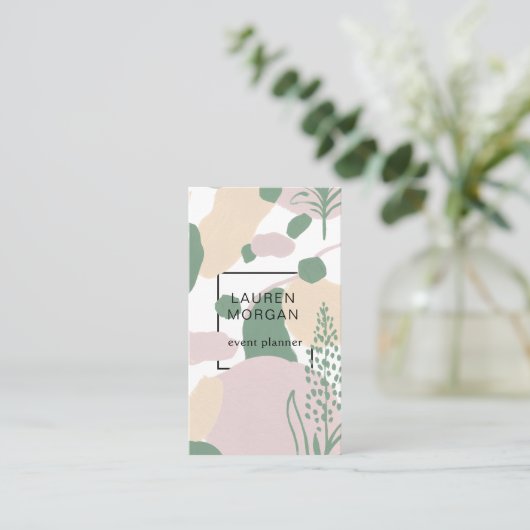 ミニマリストドリームビジネスカード 名刺 (スタンド正面)